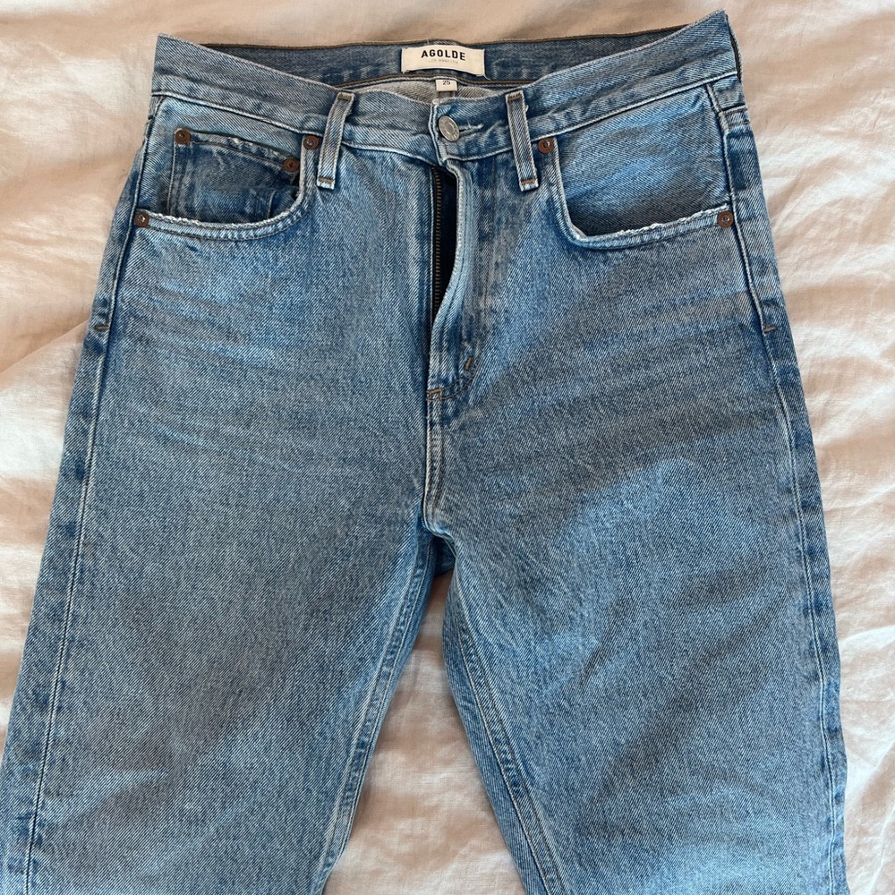 Agolde straight leg jeans